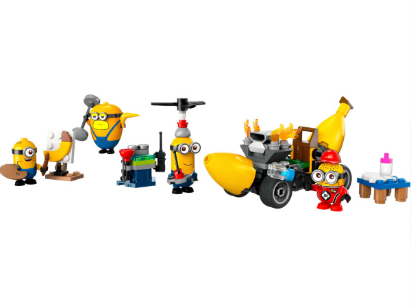 Конструктор LEGO Minions 75580 Миньоны и банановая машина